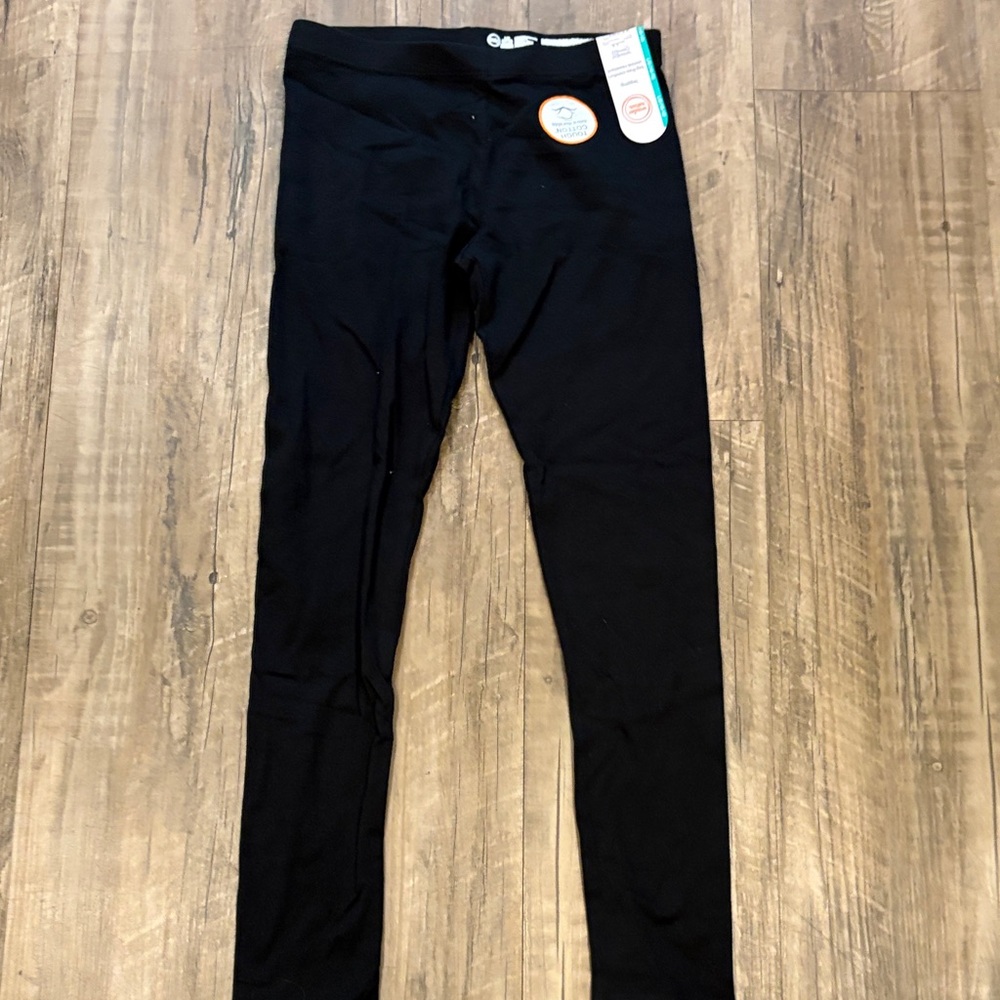 Cotton Black  Kids Leggings, size 10/12 brand new with tags